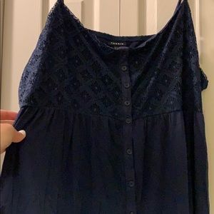 Torrid Dark Blue Tank Too